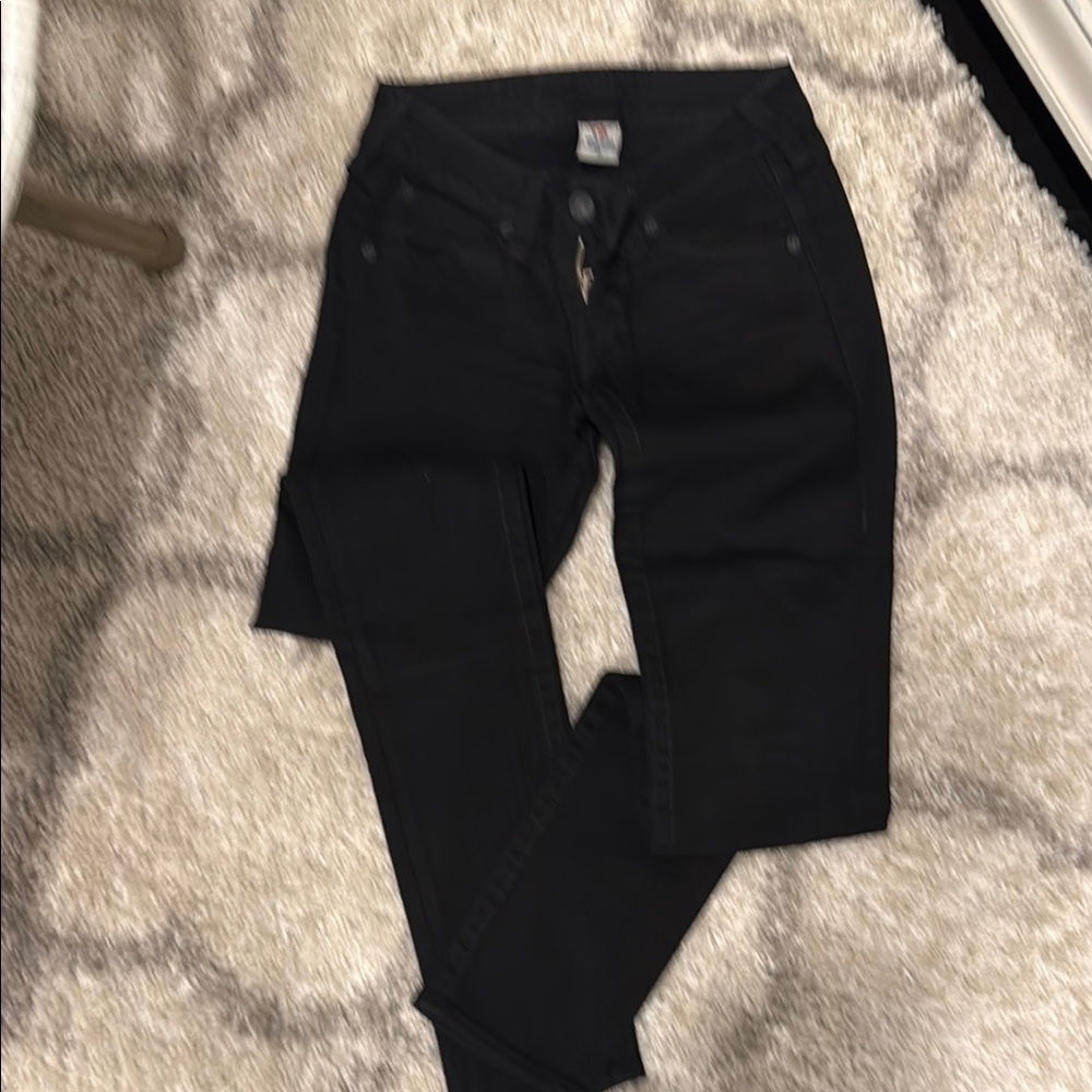 True Religion Black Skinny Jeans Sleek Fit